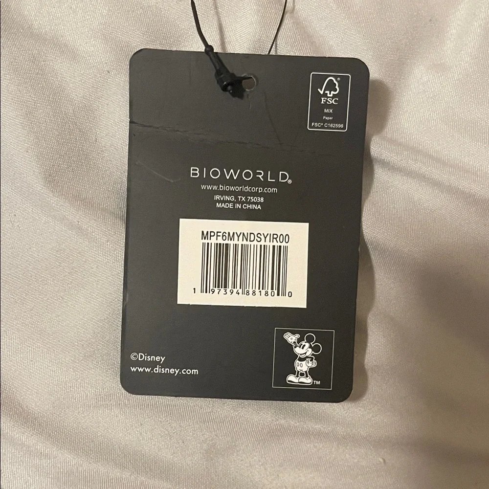 Bioworld Disney Mickey‎ Mouse Bookbag NWT